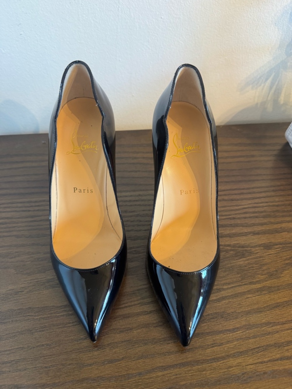 Christian Louboutin Hot Chick Patent Pointed-Toe Stiletto Pumps